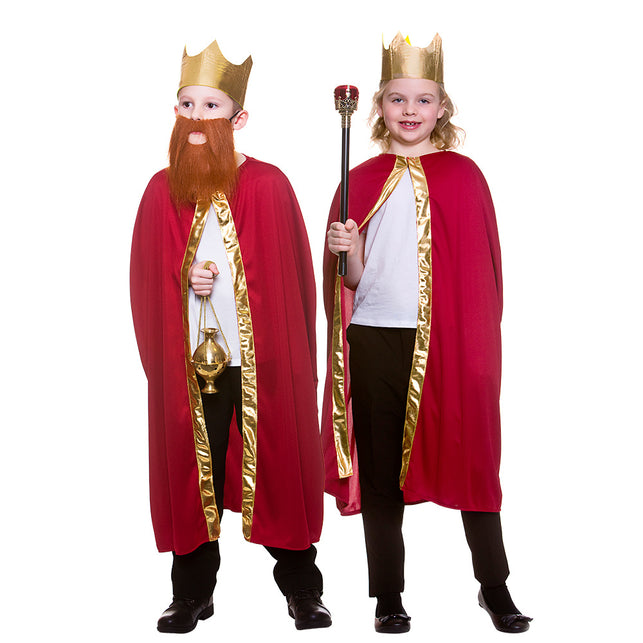 Wicked Costumes Koningsmantel kinderen unisex 85cm