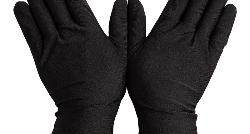 Wicked Costumes Korte dames handschoenen zwart Lini