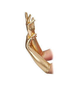 Wicked Costumes Lange handschoenen in goud