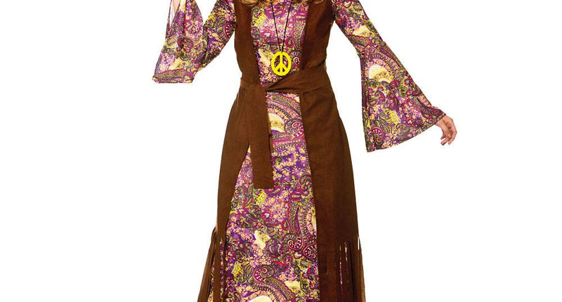 Wicked Costumes Lange Hippie jurk Summer