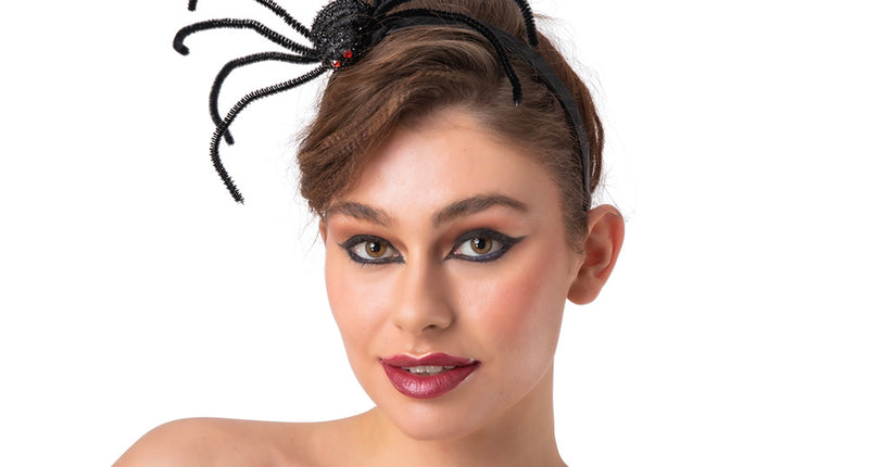 Wicked Costumes Leuk diadeem met grote spin