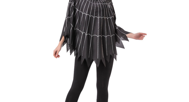 Wicked Costumes Leuke poncho skeleton Sacha