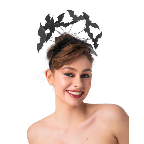 Wicked Costumes Luxe diadeem met vleermuizen