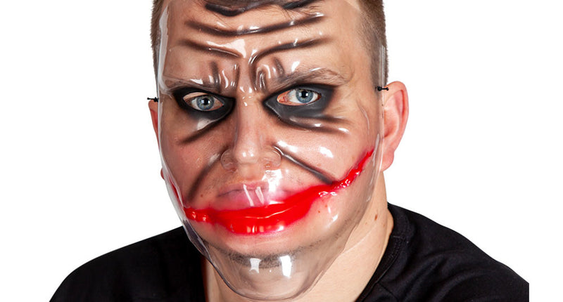 Wicked Costumes Masker Evil Prankster transparant