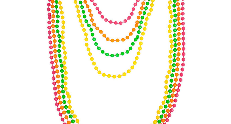 Wicked Costumes Neon disco halsketting 80-jaren