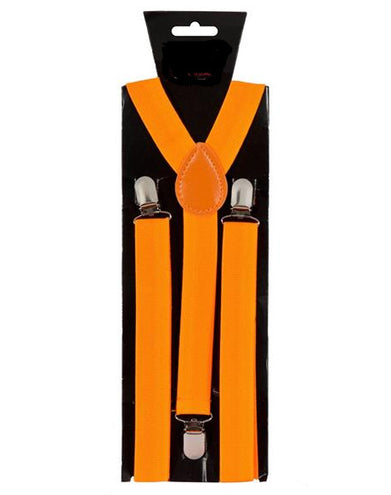 Wicked Costumes Neon oranje bretels verstelbaar