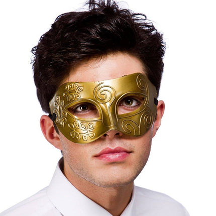 Eye mask Rome in gold