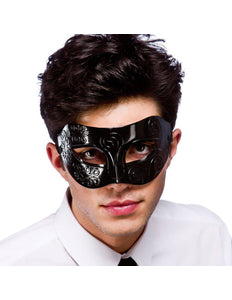 Wicked Costumes Oogmasker Rome in zwart