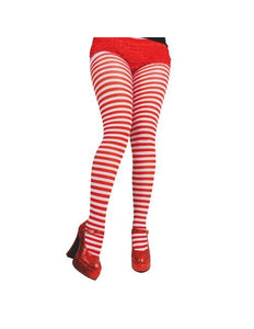 Wicked Costumes Panty Pipi rood wit gestreept