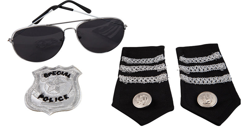 Wicked Costumes Politie set 3 delig William