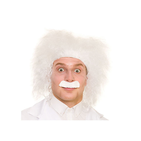Wicked Costumes Pruik gekke professorGuy met snor