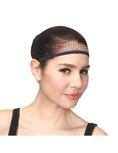 Wicked Costumes Pruiken kapje kleur zwart