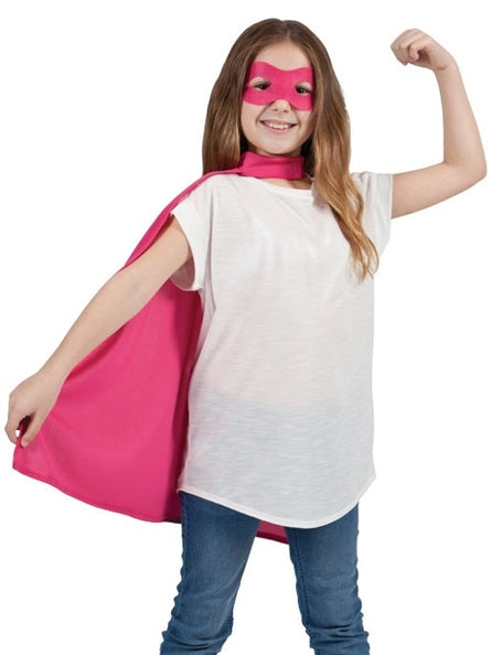 Wicked Costumes Roze Superhelden cape kind