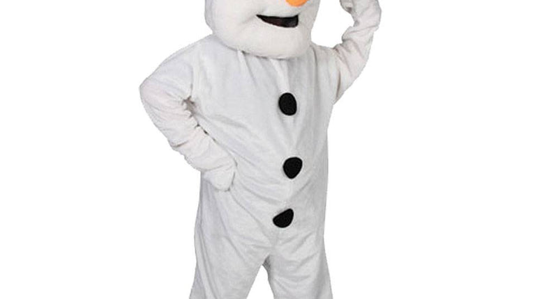 Wicked Costumes Sneeuwpop pak de luxe mascotte