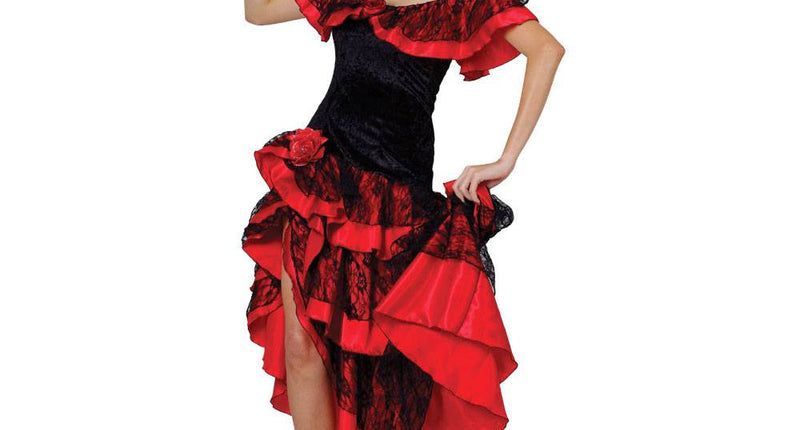 Wicked Costumes Spaanse jurk Alvera