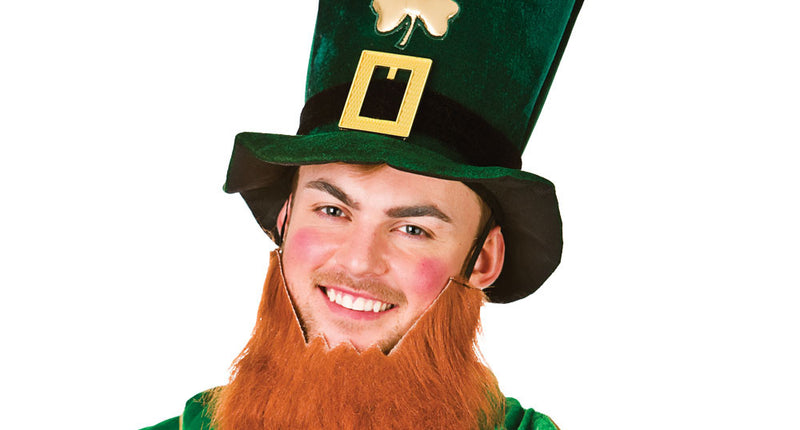 Wicked Costumes St Patricks hoge hoed met baard