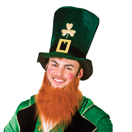 Wicked Costumes St Patricks hoge hoed met baard