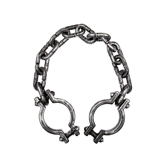 Wicked Costumes Stoere boeien met ketting  82cm