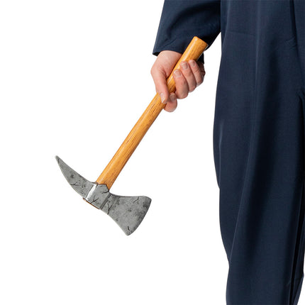 Wicked Costumes Stoere nep houten pikhouweel 39cm