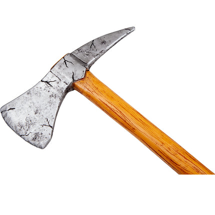 Wicked Costumes Stoere nep houten pikhouweel 39cm