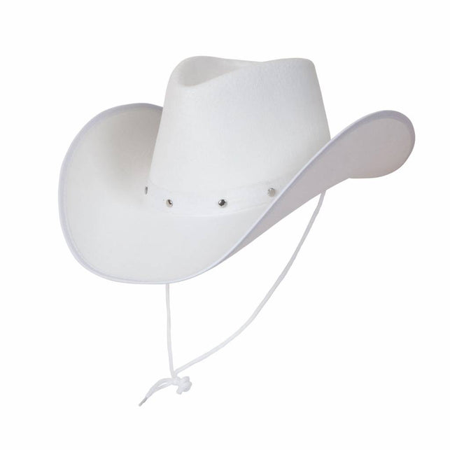 Wicked Costumes Texaanse cowboyhoed wit