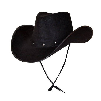 Wicked Costumes Texaanse cowboyhoed zwart
