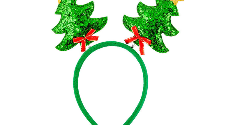 Wicked Costumes Tiara met kerstboom boppers