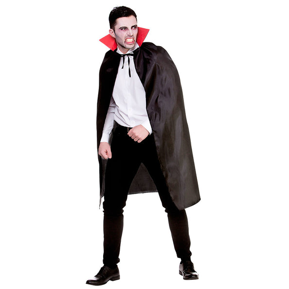Wicked Costumes Vampieren cape Edwin zwart rood