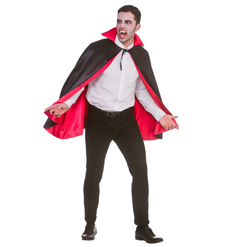 Wicked Costumes Vampieren cape unisex satijn 140cm