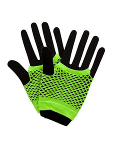 Wicked Costumes Visnet handschoenen neon groen