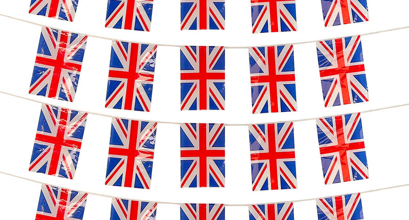 Wicked Costumes Vlaggenlijn Engeland 20 vlaggen 31X20cm/10mtr