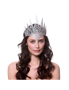 Wicked Costumes Zilveren fantasie kroon Malou