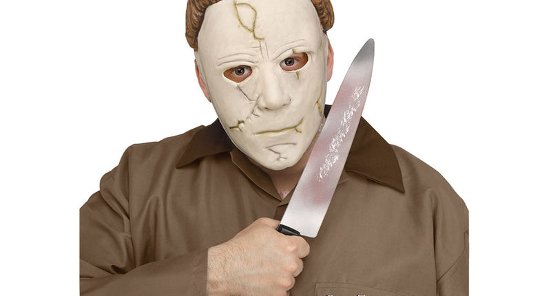 Wicked Costumes Zombie masker Michael Myers met mes