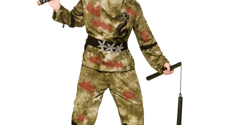 Wicked Costumes Zombie ninja kostuum Gijs