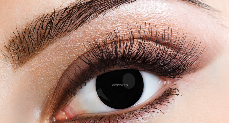 Wicked Costumes Zwarte een dag lenzen zwarte magie