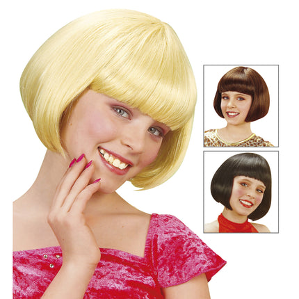 Widmann SRL Bob pruik kind Jenny