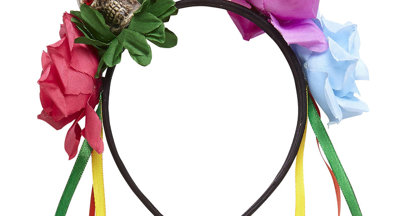 Widmann SRL Day of the dead diadeem met roosjes