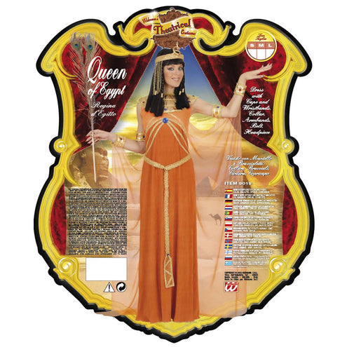 Widmann SRL Egyptische koningin jurk Cleopatra