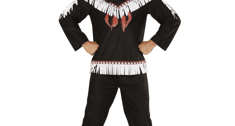 Widmann SRL Indianen kostuum zwart Jones maat S