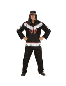 Widmann SRL Indianen kostuum zwart Jones maat S