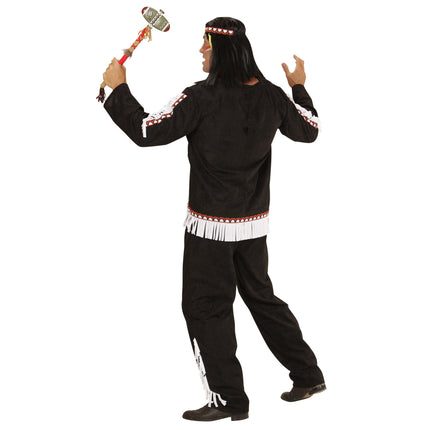 Widmann SRL Indianen kostuum zwart Jones maat S