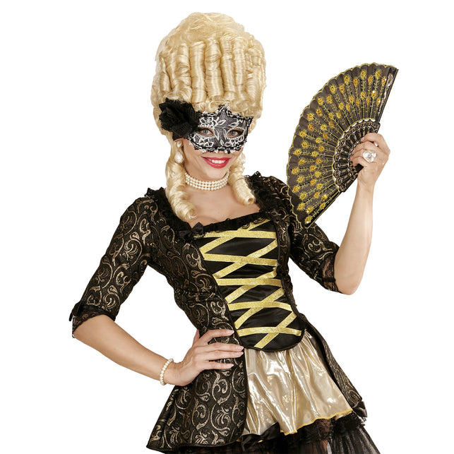 Widmann SRL Oogmaskers met bloem