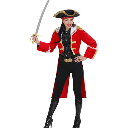 Widmann SRL Piratenjas zwart dames small