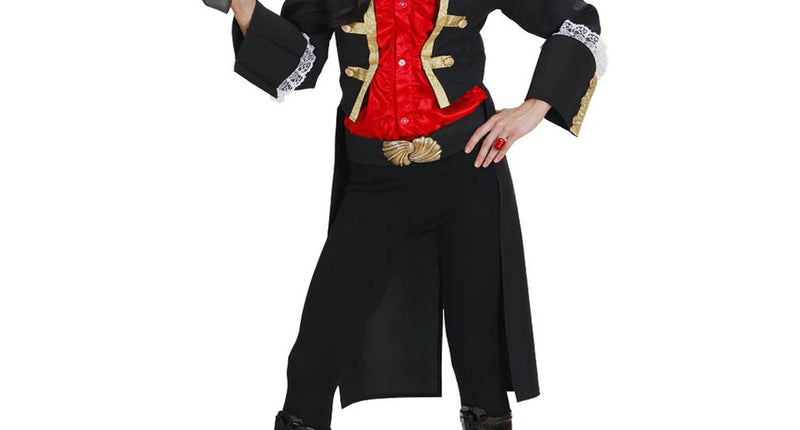 Widmann SRL Piratenjas zwart dames small