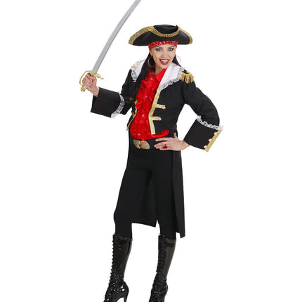 Widmann SRL Piratenjas zwart dames small