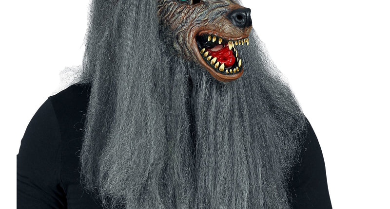 Widmann SRL Weerwolf masker met haren
